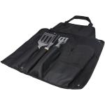 Gril 5-teiliges Grillset und Handschuh Schwarz