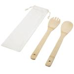 Endiv bamboo salad spoon and fork Nature