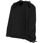 Evergreen non-woven drawstring bag 5L Black