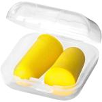 Serenity earplugs with travel case Yellow