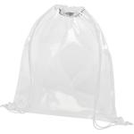 Lancaster transparent drawstring bag 5L, white White,transparent