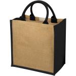 Chennai jute tote bag 16L, nature Nature,black