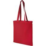 Madras 140 g/m² cotton tote bag 7L Red