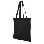 Orissa 100 g/m² GOTS organic cotton tote bag 7L Black