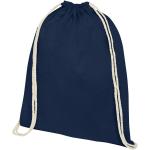 Oregon 140 g/m² Turnbeutel aus Baumwolle 5L Navy