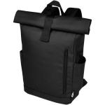 Byron 15.6" GRS RPET roll-top backpack 18L Black