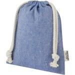 Pheebs 150 g/m² GRS recycled cotton gift bag small 0.5L Taupe