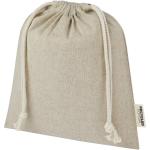 Pheebs 150 g/m² GRS recycled cotton gift bag medium 1.5L Nature
