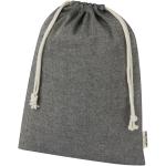 Pheebs 150 g/m² GRS recycled cotton gift bag large 4L Smoke