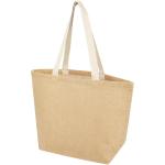 Juta 300 g/m² Jute Tragetasche 12 L, natur Natur,weiß