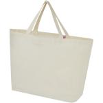 Cannes 200 g/m² Shopper Tragetasche aus recyceltem Material 10L Natur