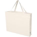 Odessa 220 g/m² Baumwoll Tragetasche aus GRS recycelter Baumwolle 40L Natur