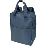 Trip 14” Aware™ recycled travel laptop backpack 9L Light blue/blue pusher