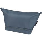 Trip Aware™ recycled travel toiletry bag 6L Light blue/blue pusher