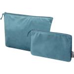 Swift GRS recycled velvet toiletry bag set Dark blue