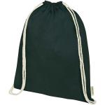 Odisha 140 g/m² OCS organic drawstring bag 5L Dark green