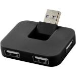 Gaia USB Hub mit 4 Anschlüssen Schwarz