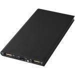 Plate 8000 mAh aluminium power bank Black