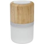 Aurea bamboo Bluetooth® speaker with light Nature
