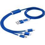 Versatile 5-in-1 charging cable Dark blue