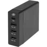 ADAPT 72W recycled plastic PD power station Black