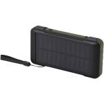 Soldy 10.000 mAh RCS recycled plastic solar dynamo power bank Olive