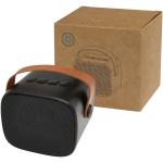 Diya 3W kabelloser Lautsprecher aus recyceltem Kunststoff Schwarz