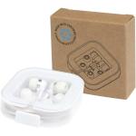 Baekdu kabelgebundenes Headset Typ-C mit Aufbewahrungsbox aus recyceltem Kunststoff Weiß