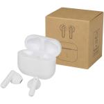 Altais recycled plastic True Wireless Bluetooth earbuds White