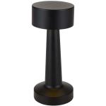 Aludra Wiederaufladbare dimmbare Tischlampe mit 3 Lichtmodi Schwarz