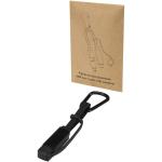Algieba 65 W 3-in-1-Ladekabel aus recyceltem Aluminium mit Karabinerhaken Schwarz