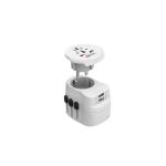 SKROSS® PRO Light USB AC30PD Reiseadapter Weiß