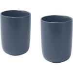 Male 350 ml Keramiktassen – 2er-Set, matt, hellblau Hellblau, Drücker blau