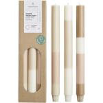 Originalhome layered limestone candles - set of 3 White