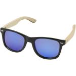 Taiyo rPET/bamboo mirrored polarized sunglasses in gift box Timber