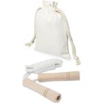 Denise wooden skipping rope in cotton pouch Wooden