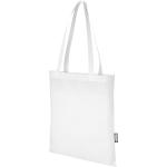 Zeus GRS recycled non-woven convention tote bag 6L White