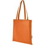 Zeus GRS recycled non-woven convention tote bag 6L Orange