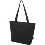 Panama GRS recycled zippered tote bag 20L Black