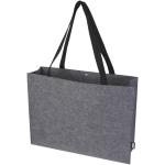 Felta Tragetasche mit Zwickel aus recyceltem GRS-Filz 20 L Grau