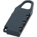 Traveler luggage lock Light blue/blue pusher