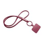 Tubyard lanyard phone holder with recycled plastic tube Burgundy