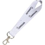 Mini Sublimation Schlüsselband, weiß Weiß | 15mm
