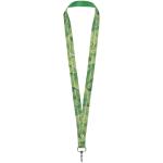 Lana Sublimation Lanyard aus recyceltem PET Kunststoff, weiß Weiß | 25mm