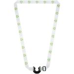 Lian sublimation RPET lanyard with bottle holder Black/white