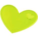 RFX™ S-12 heart M reflective PVC sticker Neon yellow