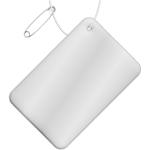 RFX™ H-10 rectangular reflective PVC hanger small White