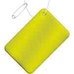 RFX™ H-10 rectangular reflective PVC hanger small Neon yellow