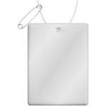 RFX™ H-12 rectangular reflective TPU hanger large White