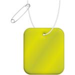 RFX™ H-20 rectangular XXL reflective PVC hanger Neon yellow